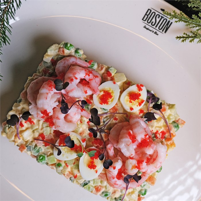 Оливье с магаданскими креветками 700 гр 10158 - фото 380